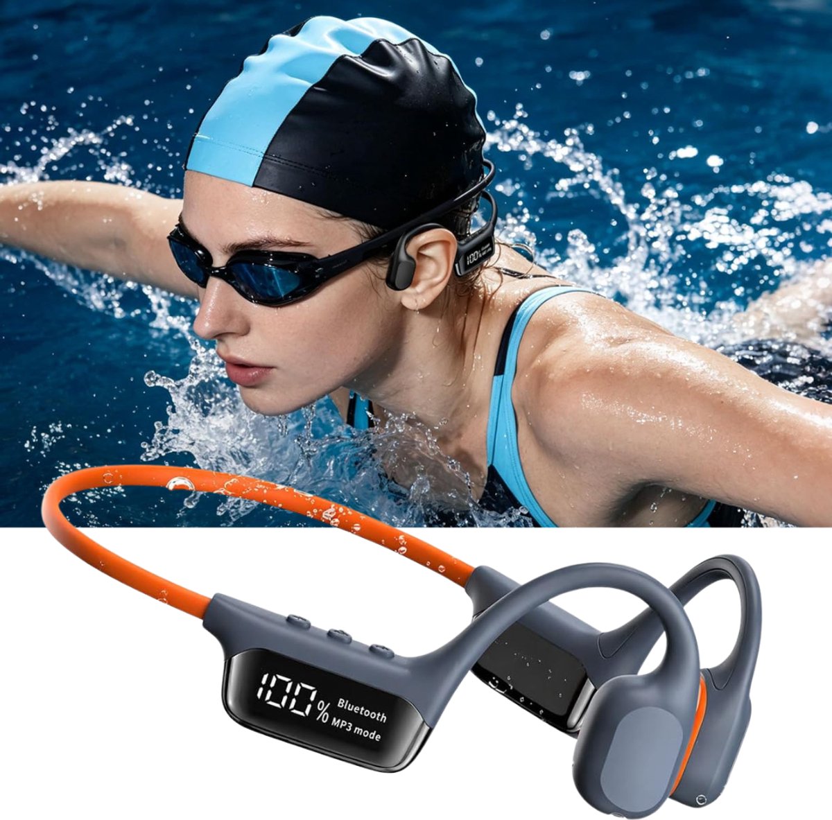 Zavio® Bone Conduction Headphone - Koptelefoon - Sport Oordopjes - Weerbestendig