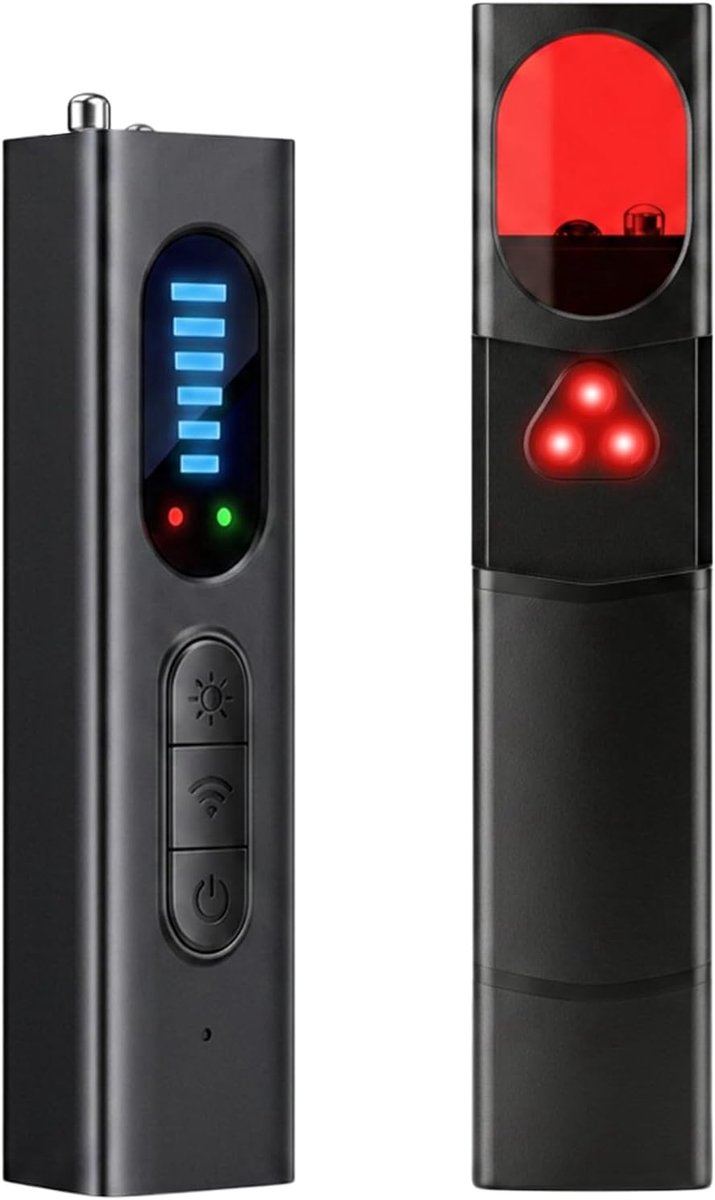 Detector voor Verborgen Camera's en Microfoons, Infrarood Camera Detector voor Hotels, Reizen en Kantoren, Compact - ShopVlot