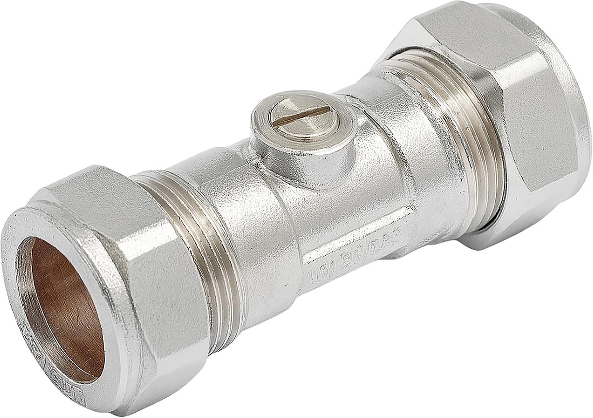 15mm Compressie Lage Druk Chrome Isolerende Klep - ShopVlot