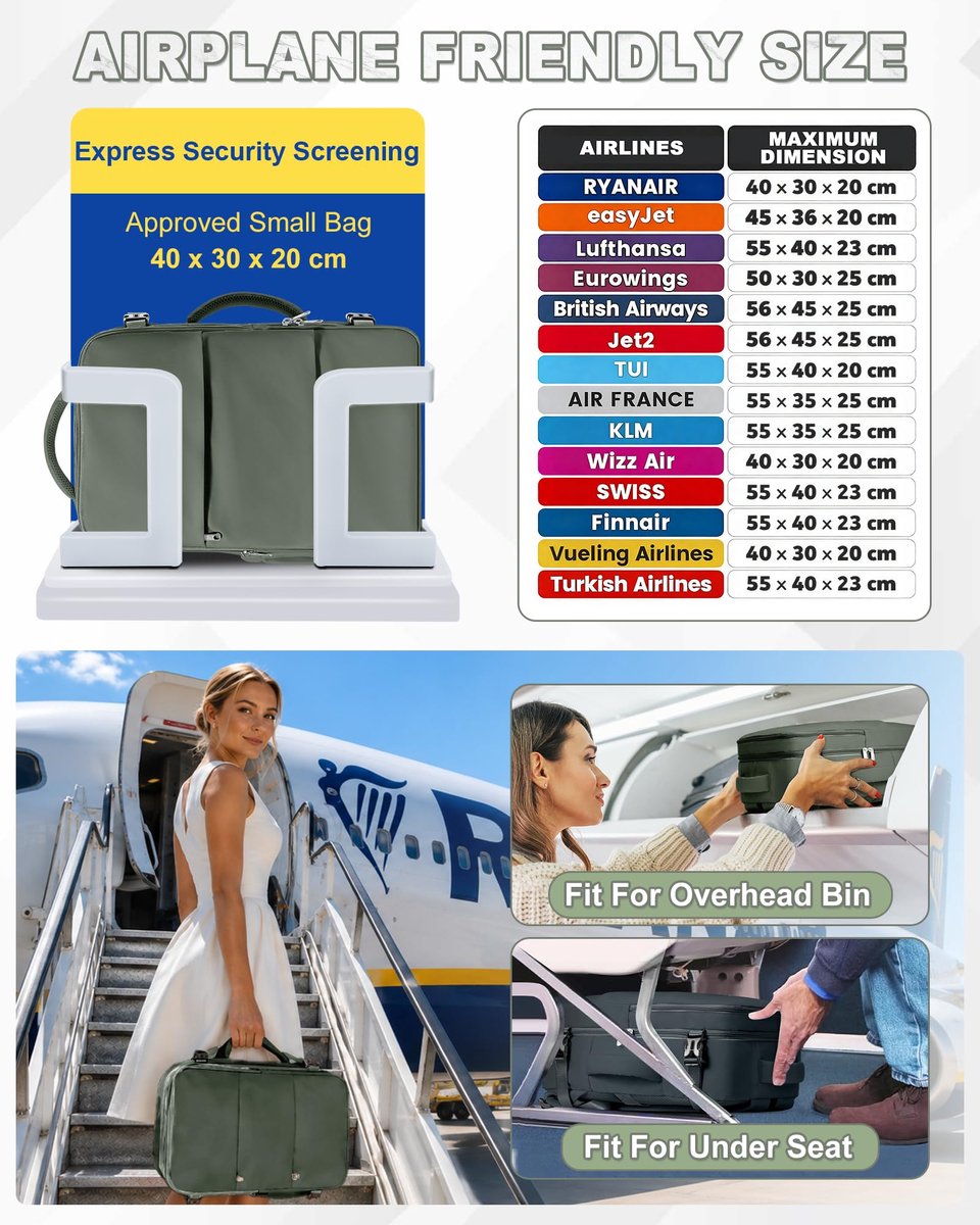 SZLX Vacuümrugzak met pomp Reizen 40x30x20 Cabin Bag Ryanair Wizz Air Vacuüm Bagage Cabin 40x30x20 voor Ryanair - ShopVlot