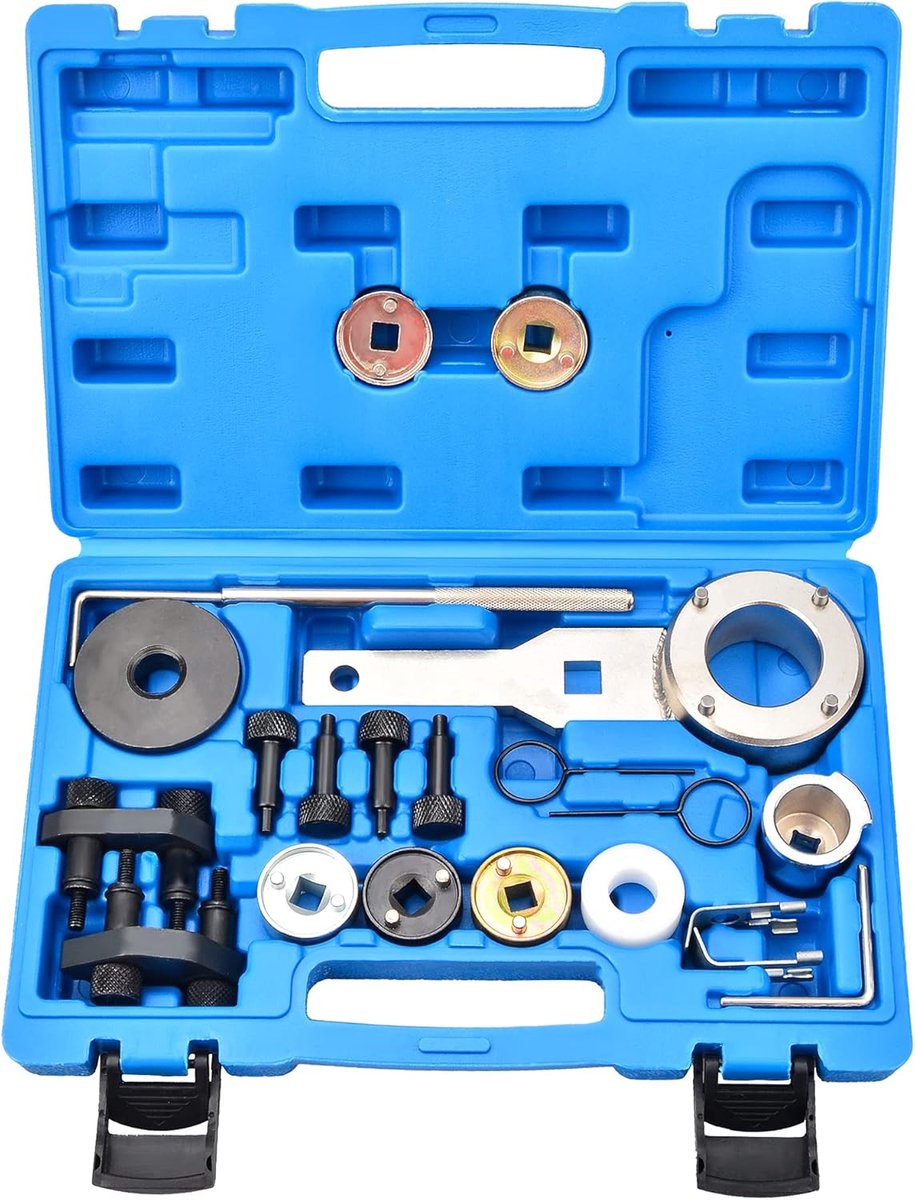Motornokkenas, vergrendeling, uitlijning, timing, gereedschapsset compatibel met VW Skoda VAG 1,8 2,0 TSI/TFSI EA888 - ShopVlot