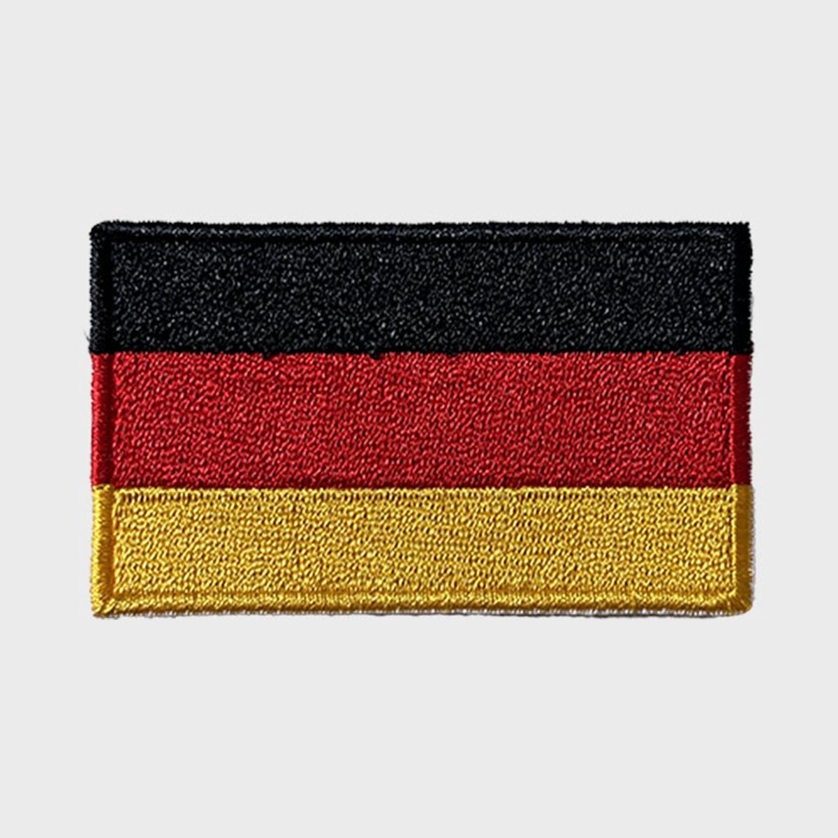 Patchy® – Duitse Vlag Strijk Embleem Patch 6.5 x 4 cm