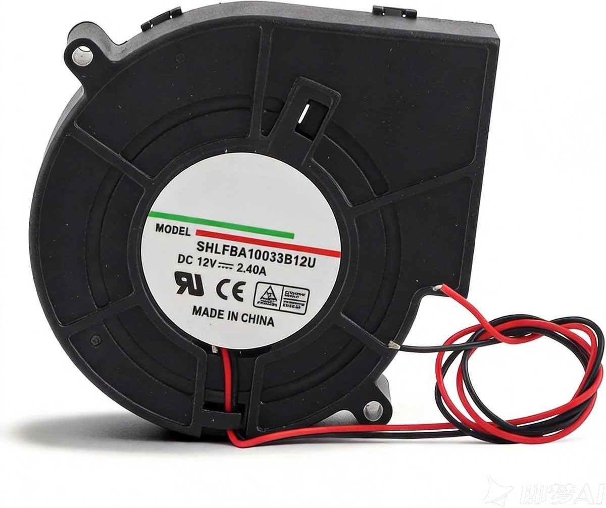 Krachtige 12V Koelfan voor 3D Printers, Turbine Design, Brushless en Hydraulische Lagers, 97mm x 33mm, 3 Pin Verbeterde Koeling