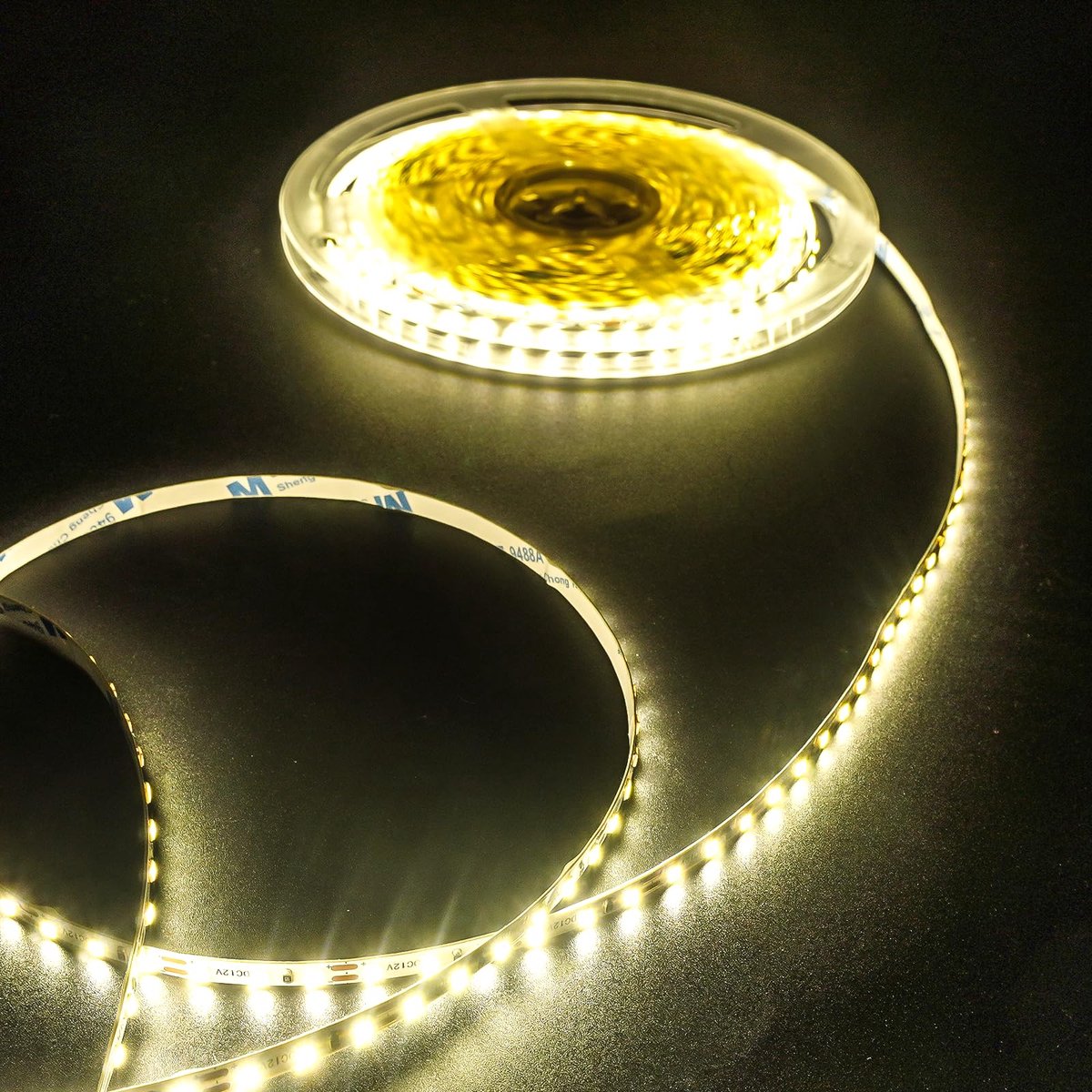 Fosingut 12V LED Strip SMD 2835,10M Ledstrip licht Neutraalwit 4000K,120LEDs/m 5mm Niet Waterdicht Tape Licht - ShopVlot