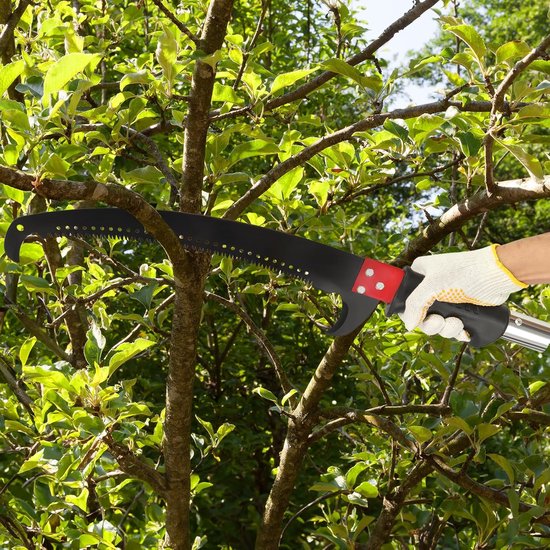 CINK & Co® Telescopische Takkenschaar met Takkenzaag - Handbediend - Bereik 2-8 m - Geel — afbeelding 3
