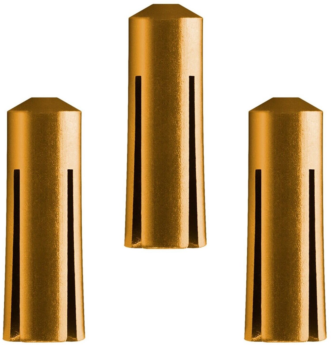 Darts Flight Protector van Aluminium in 10 Kleuren - 2 Sets (6 Stuks) Goud