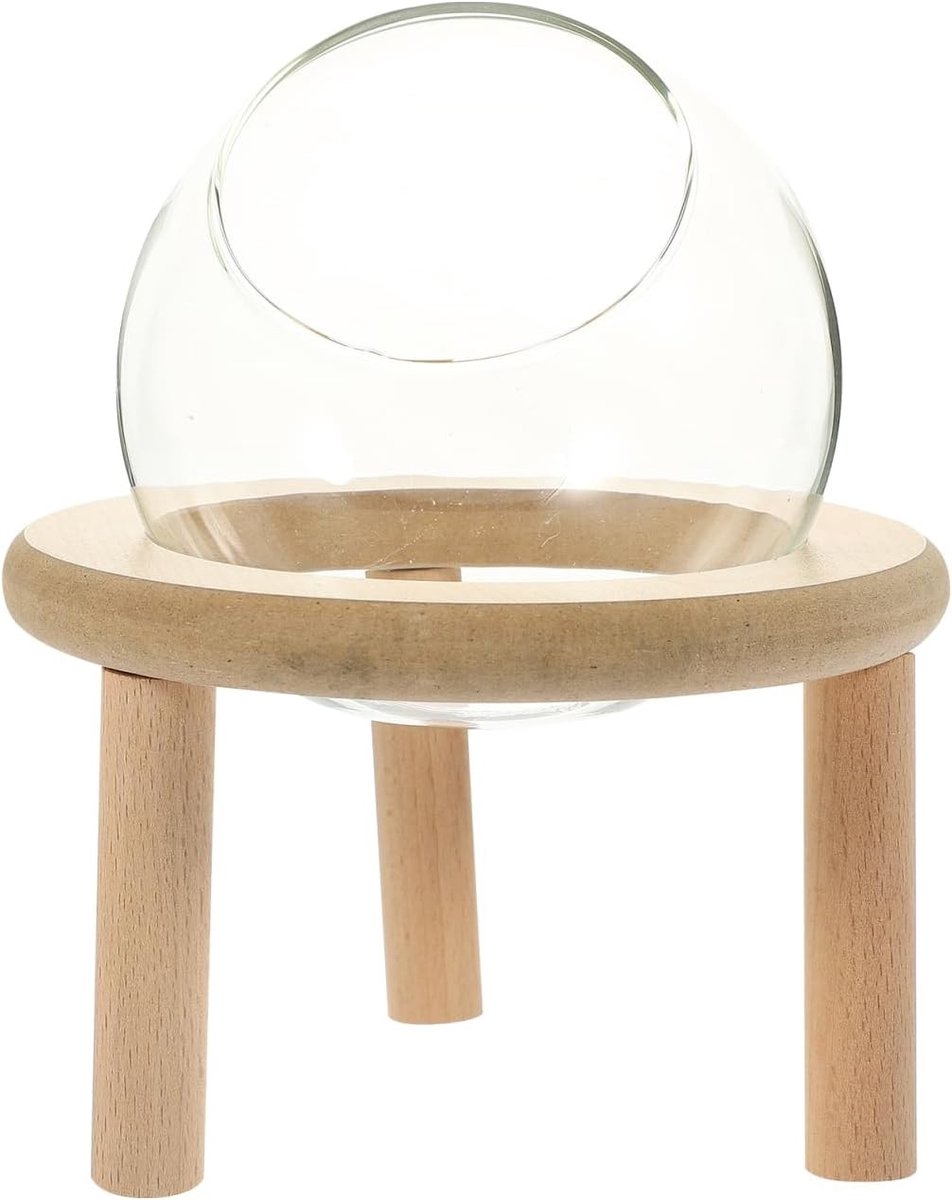 Transparante Hamsterbad voor Gouden Beren en Gerbils - Zandbadcontainer, Badbox en Hamsterzand voor Huisdieren, 13x13x15 cm
