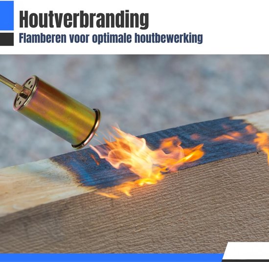 Lìon® Onkruidbrander - Onkruidbrander Gas - Onkruidverwijderaars - Zilver - 90cm x 6cm x 6cm van Lion — afbeelding 4