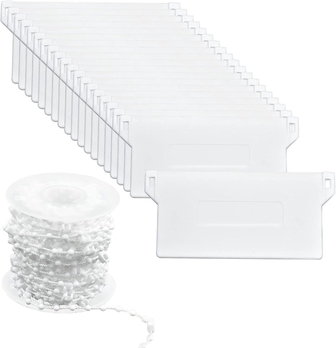 Gewichten voor verticale jaloezieën 89 mm 127 mm - kunststof - 10 m ketting - reparatieset voor thuis - ShopVlot