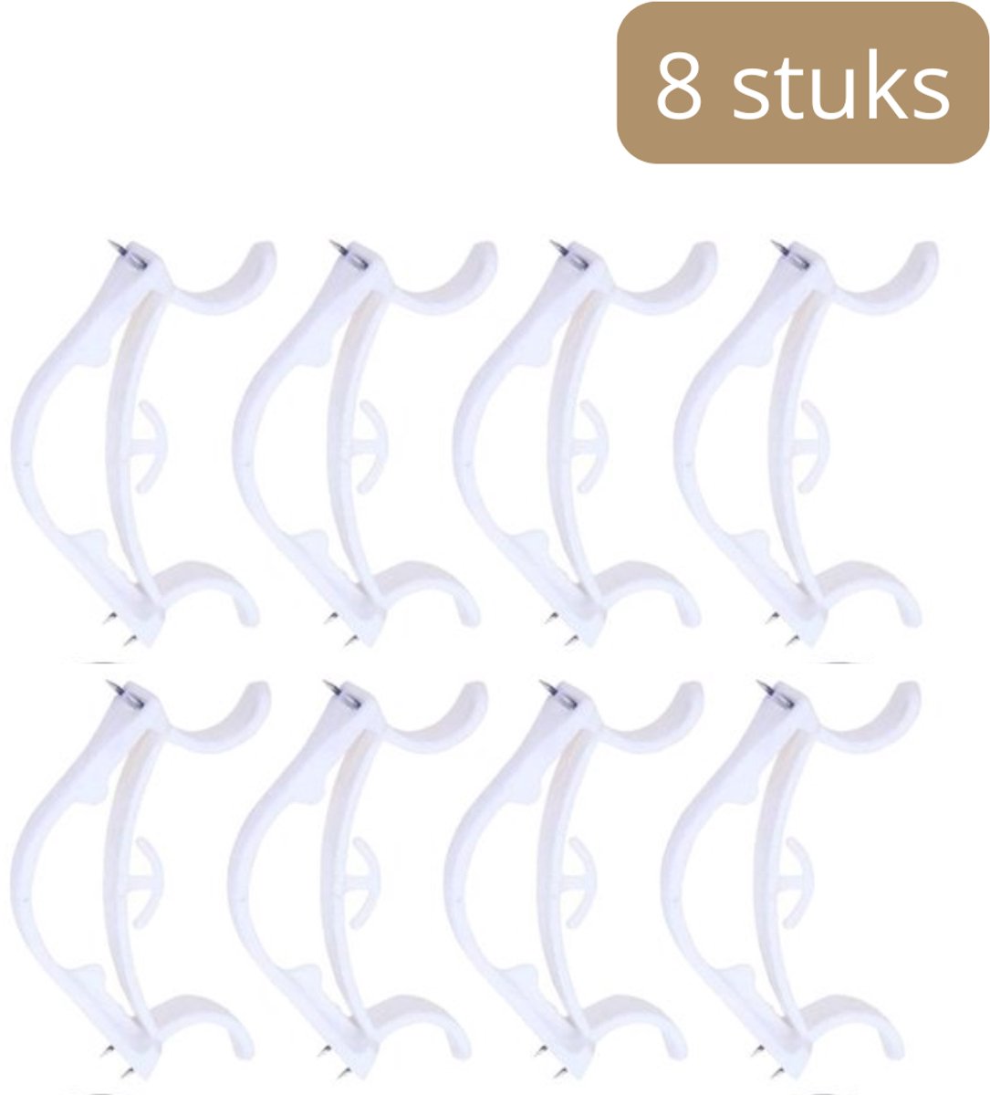 Slingerklemmen Voor Slingers Ophangen - Verjaardag Versiering - Hoekklemmen - 8 Stuks