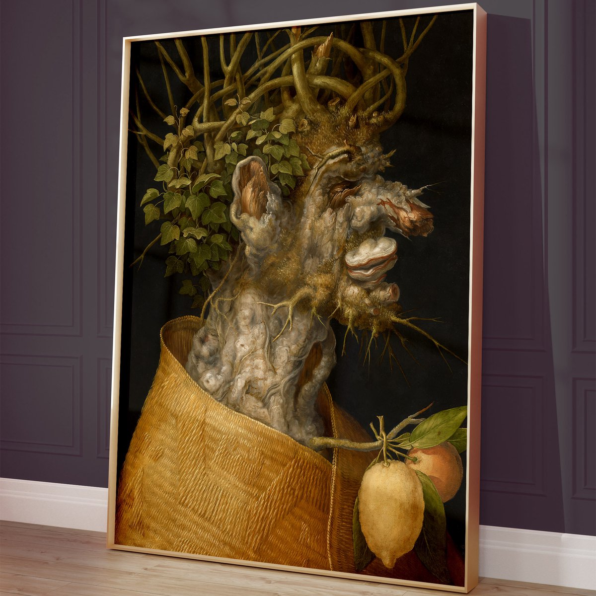 Winter van Giuseppe Arcimboldo poster 50 x 70 cm