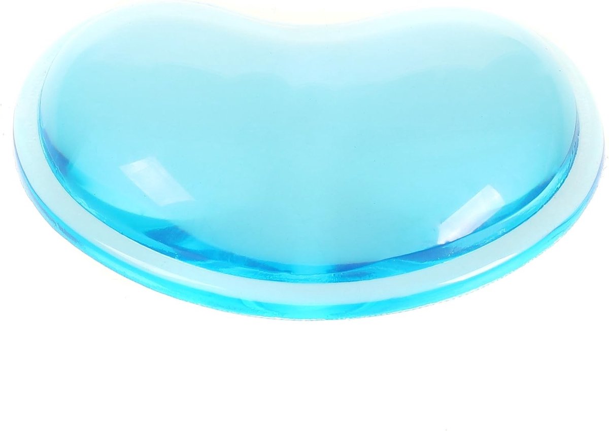 Grote Polssteun van Gel voor Comfortabel en Ergonomisch Gebruik, 13cm x 8cm, Antifatigant en Hygiënisch, Ideaal voor Muisklikken en Typen
