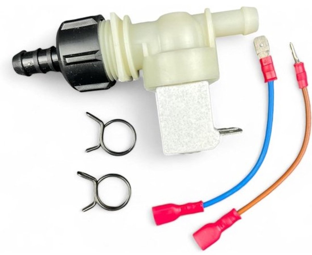 Elektrisch Waterventiel - Spoelklep Toilet - Toilet Onderhoud - Specifiek voor C-200 - 10 mm aansluitingen - Zwart