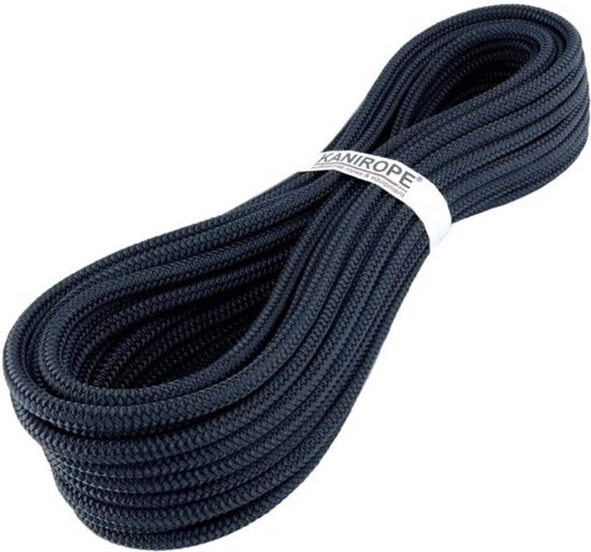 Polyester Touw - Gevlochten Lijn - Veelzijdig Bevestigen - Zeer Sterk Materiaal - 10mm 20m - Zwart