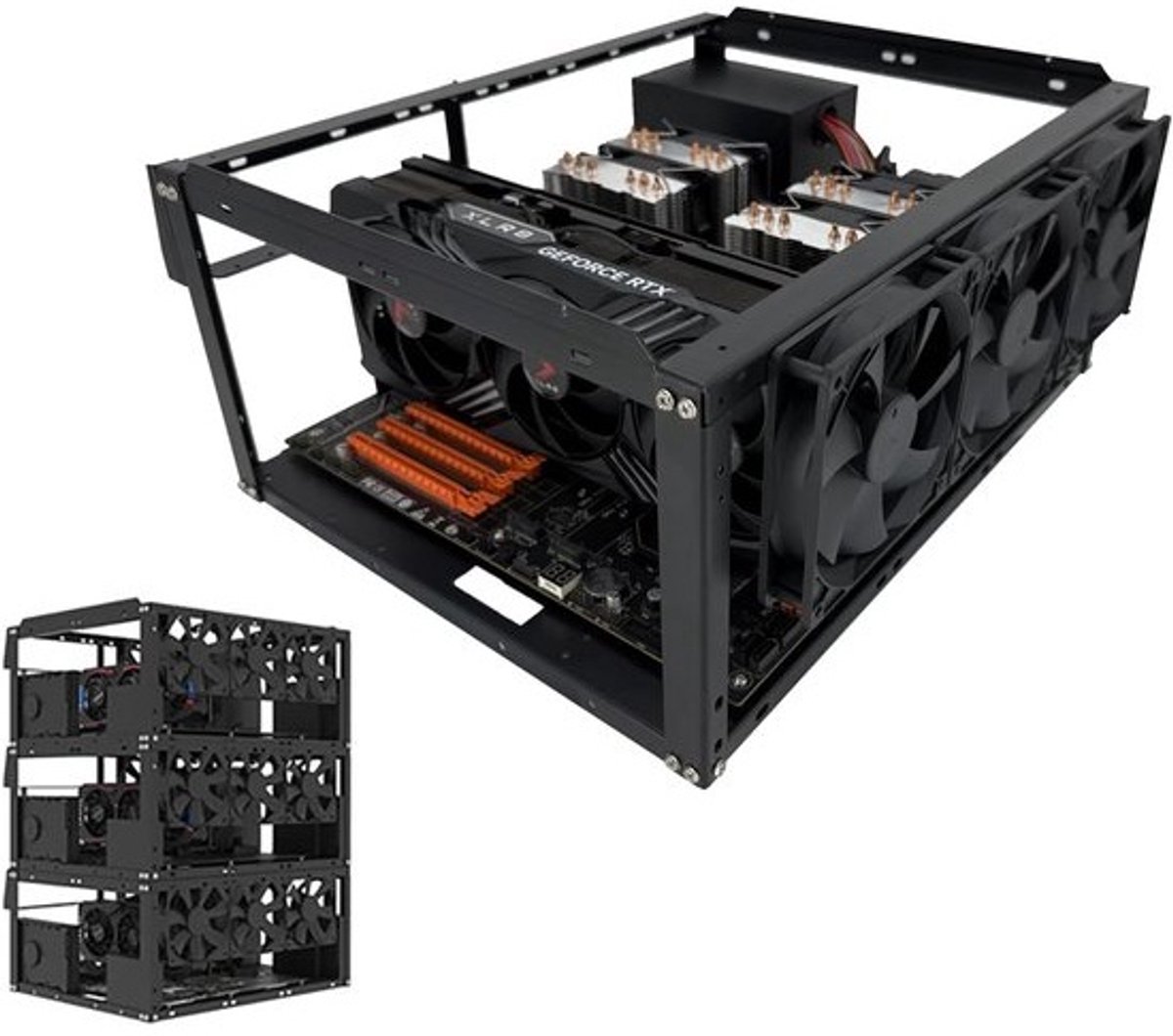 DIY Computerkast Frame Standaard voor ATX ITX E-ATX Moederbord