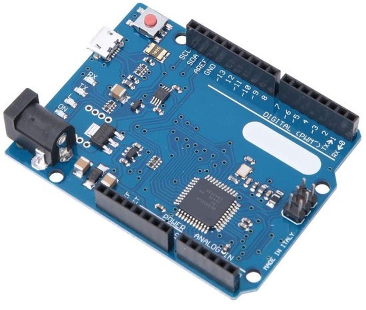 ATmega32u4 Microcontroller Ontwikkelbord met USB Kabel - Ideaal voor Prototyping en Arduino Projecten