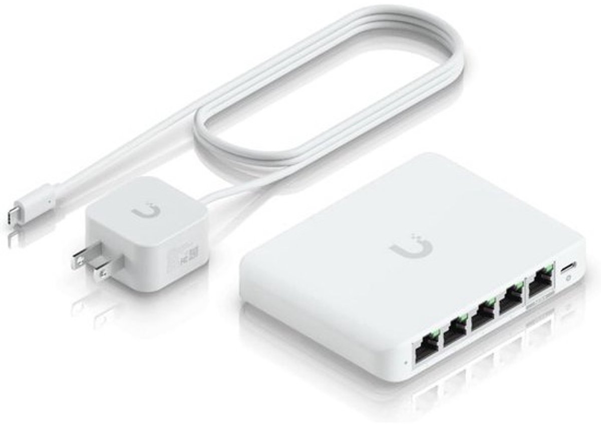 Netwerk Switch Flex Mini 2.5G - L2+ Beheerd - 4 poorten 2.5GBase-T + 1 poort 2.5GBase-T (PoE)