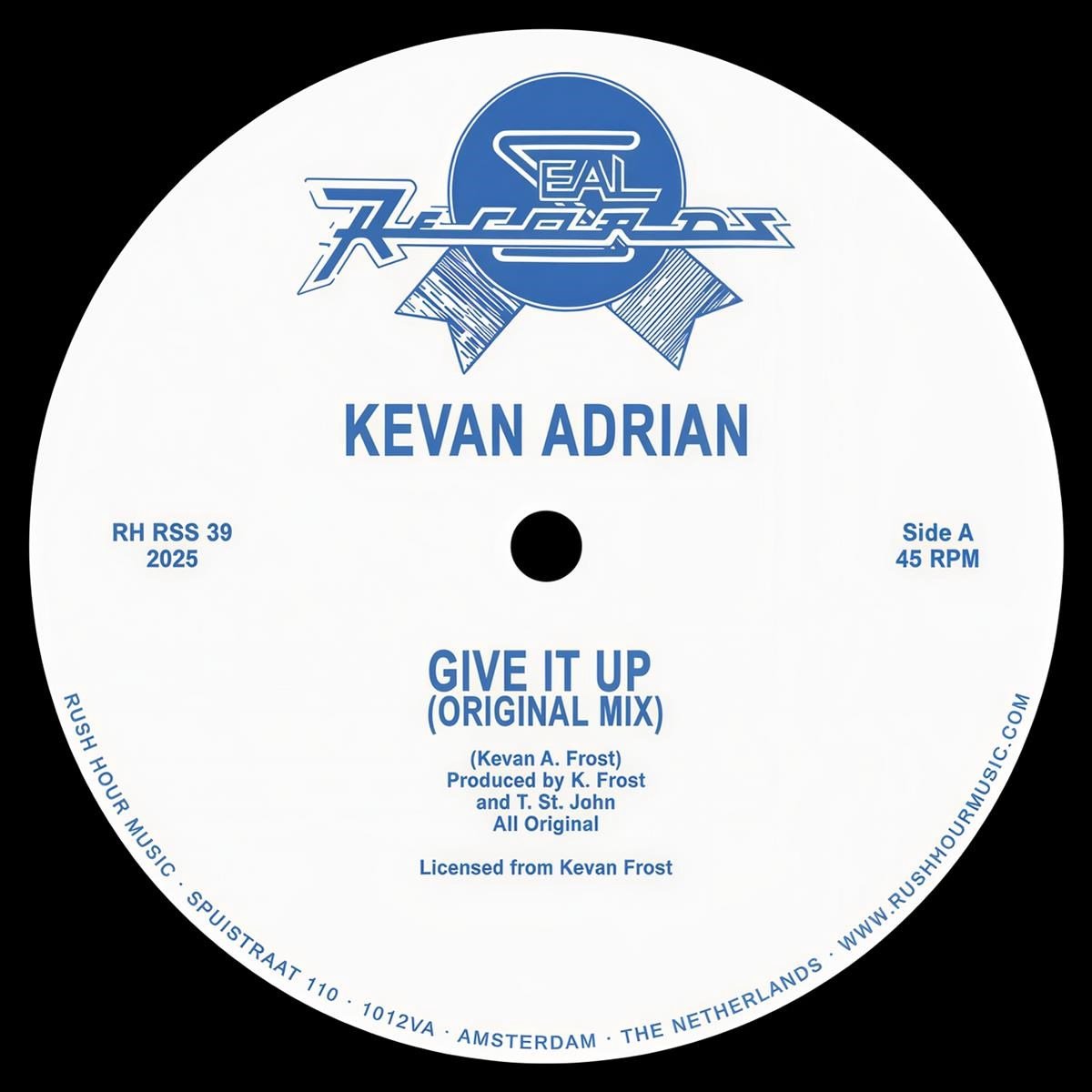 Kevan Adrian - Give It Up (12" Single)