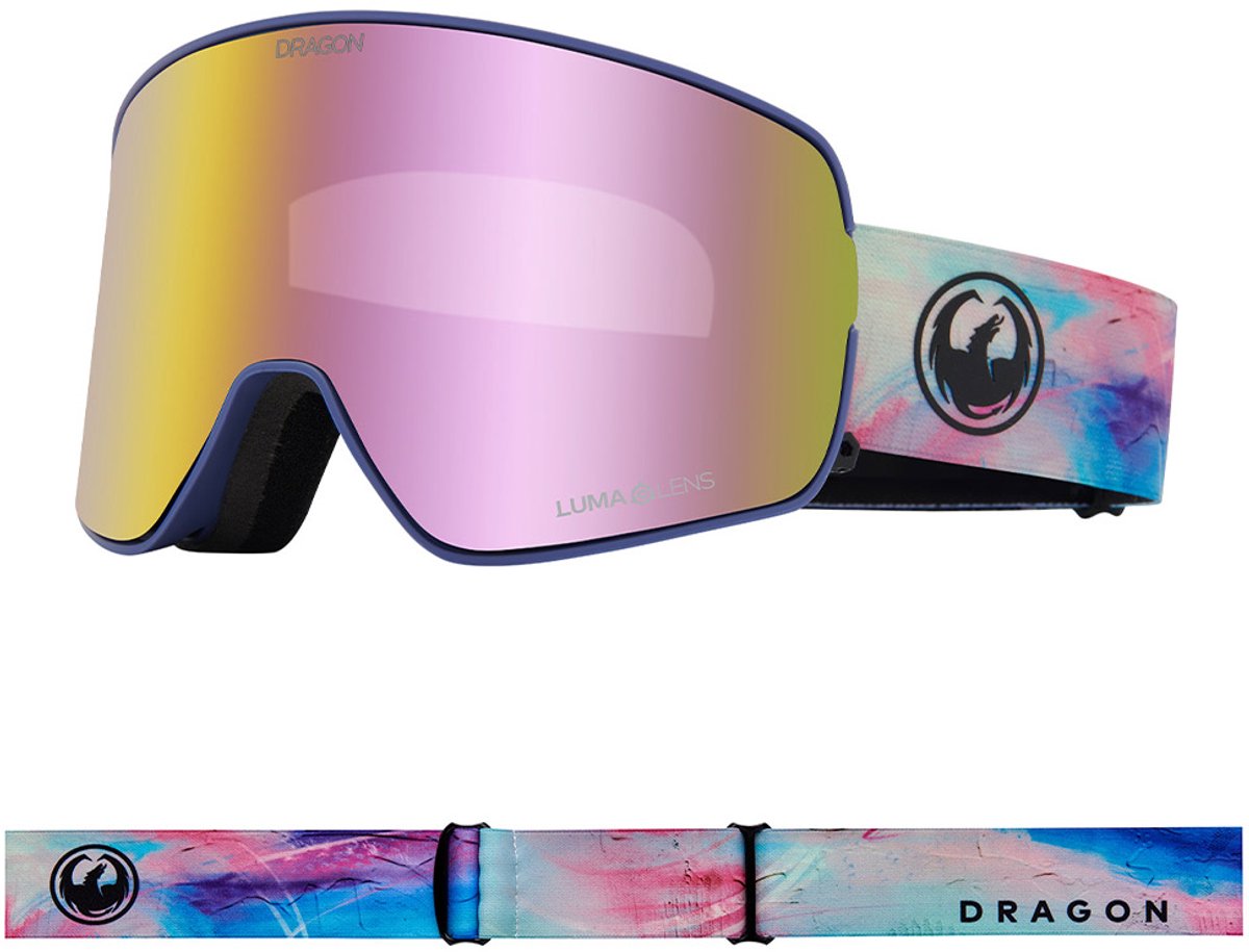 Dragon Alliance NFX2 Skibril - Sunset/LL Pink Ionized & LL Violet