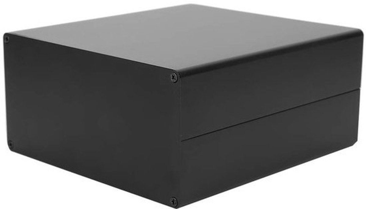 Aluminium Project Box - Elektronica Behuizing - DIY Projecten - Goede Warmteafvoer - 80 x 160 x 170 mm