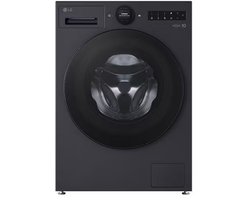 LG F4WX809YBA wasmachine 9 kg met AI DD™ voor betere stofverzorging, TurboWash360˚™ voor snel en grondig wassen in ca. 39 min, ezDispense™ voor automatisch doseren, Steam™ verwijdert allergenen en bacteriën, ThinQ™ slimme bediening. Energieklasse A.