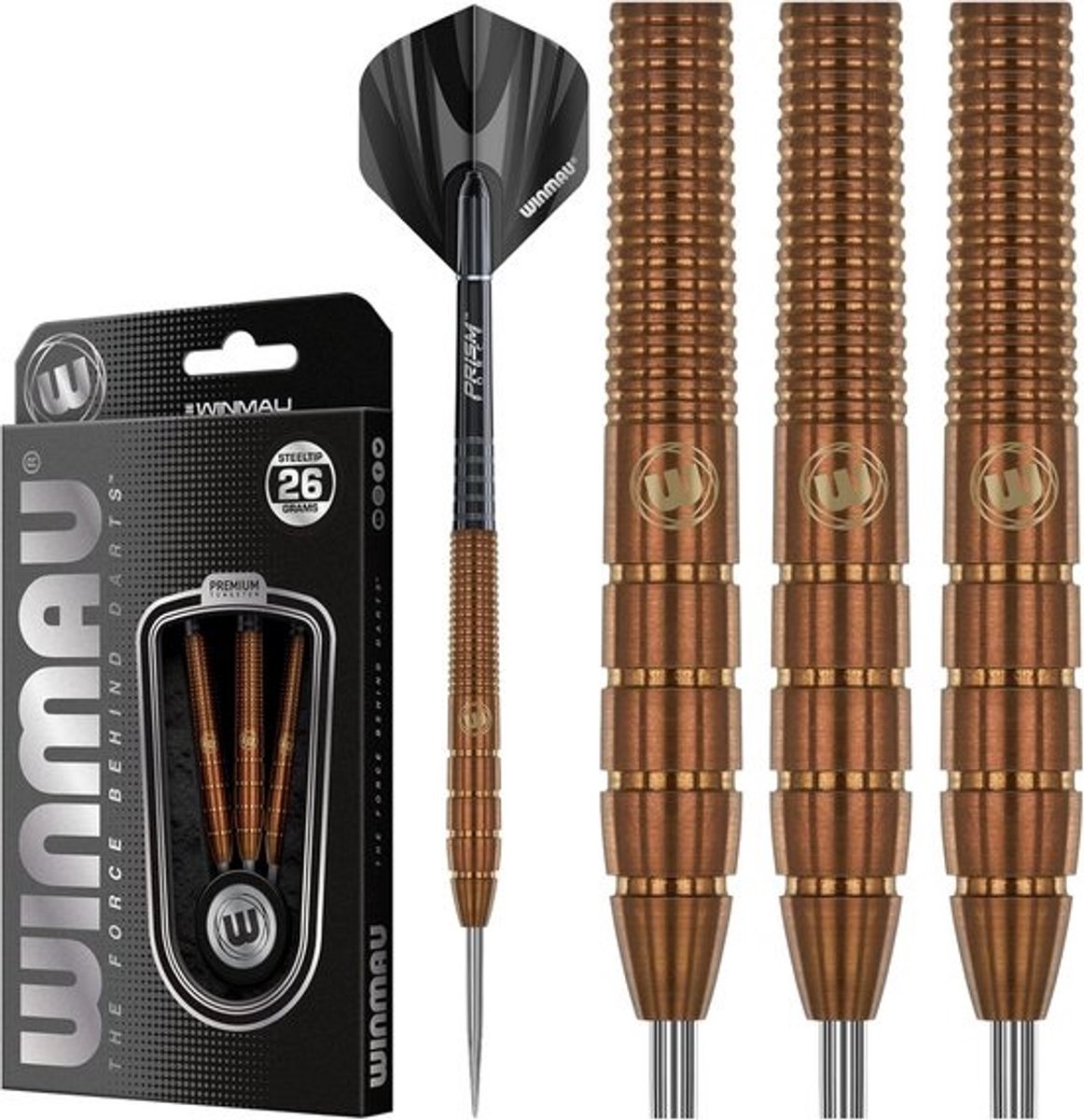 Tungsten Darts Set - Stalen Pijlen - Darts Spelen - Dual-Grip Ontwerp - 26 Gram - Brons