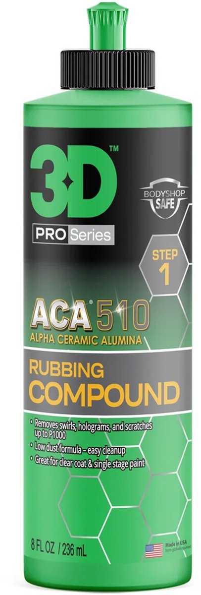3D ACA 510 Rubbing Compound 236ml