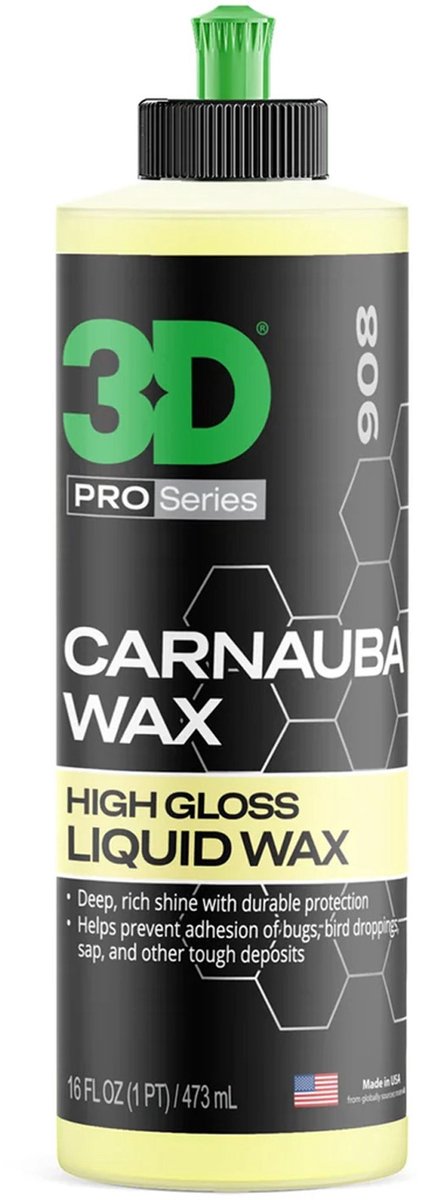3D Carnauba Wax 473ml