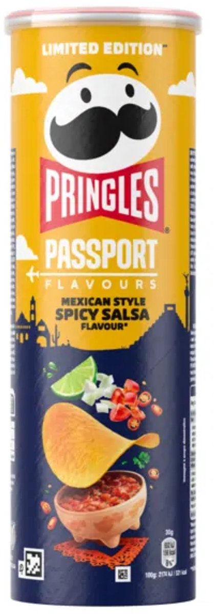 Pringles Mexican Style Spicy Salsa - 6 stuks - 165 gram