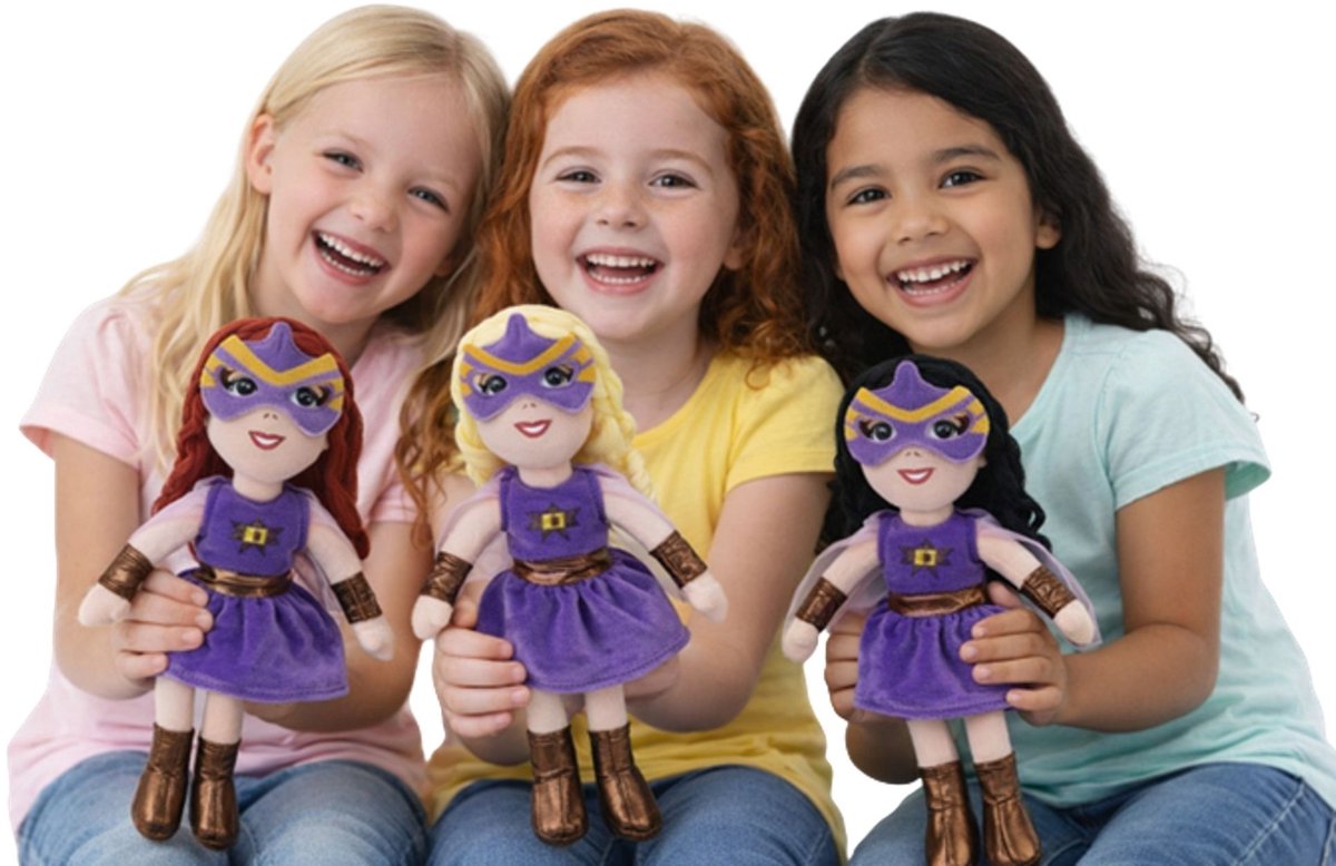 K3 - Knuffel - Pluche knuffel Superhelden - Marthe - 30 cm — cadeau in Spellen & Speelgoed - foto 3