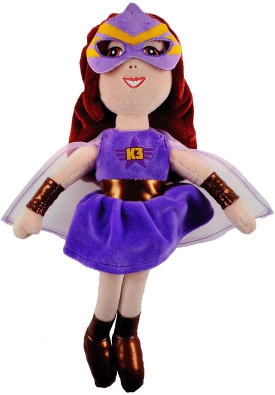 K3 - Knuffel - Pluche knuffel Superhelden - Hanne - 30 cm