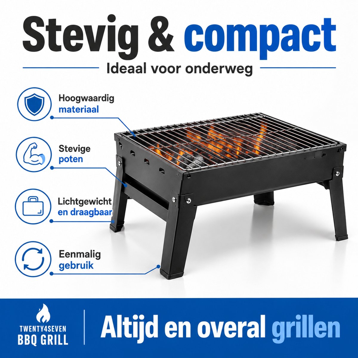 Twenty4seven Twenty4seven Tafel BBQ Grill - afbeelding 5