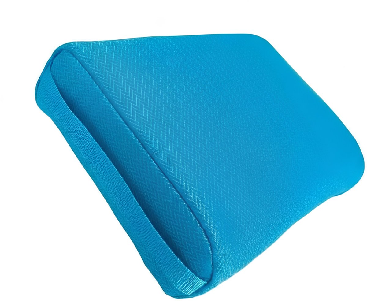 KIRA® Badkussen - Badkussen Voor In Bad - Nekkussen Bad - 6 Gewogen Segmenten - Blauw - 39cm x 31cm x 12cm