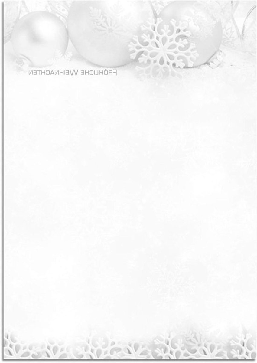 Briefpapier Kerstmis - Motiefpapier Kerst - Kerstpost Versturen - FSC-gecertificeerd Papier - A4 100 Vellen - Winter Sparkle
