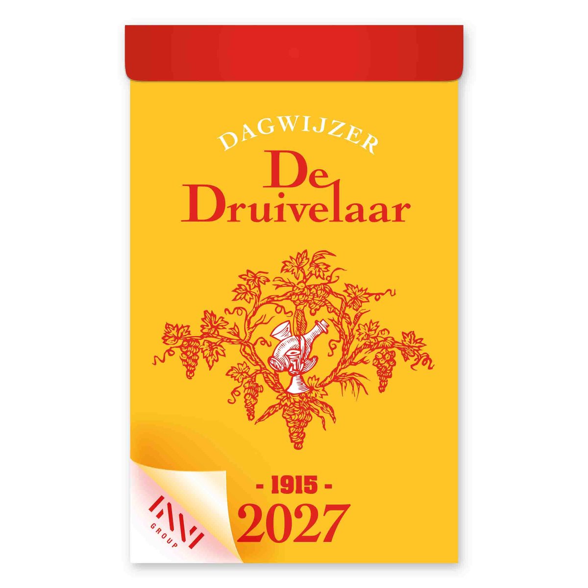 De Druivelaar 2027 Scheurkalender – Nederlandstalige Dagkalender – 380 Blaadjes – 450+ Moppen & Nuttige Weetjes – Dagwijzer – 10,6 x 6,5 cm