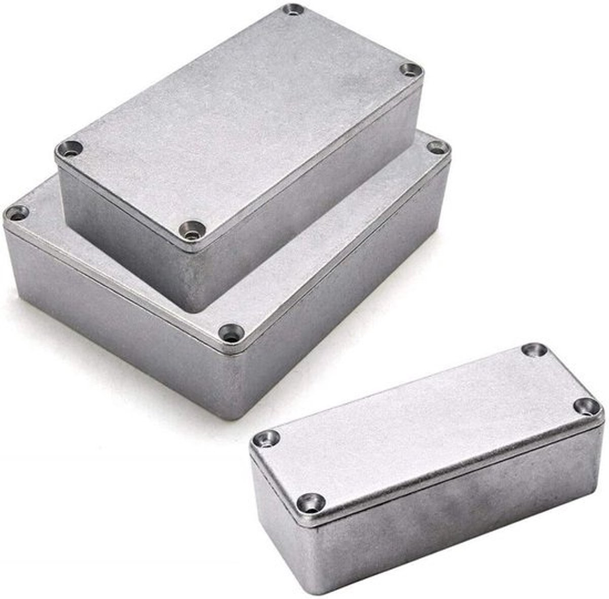 Waterdichte Aluminium Behuizing voor Elektronica Projecten - Zilver 1590XX