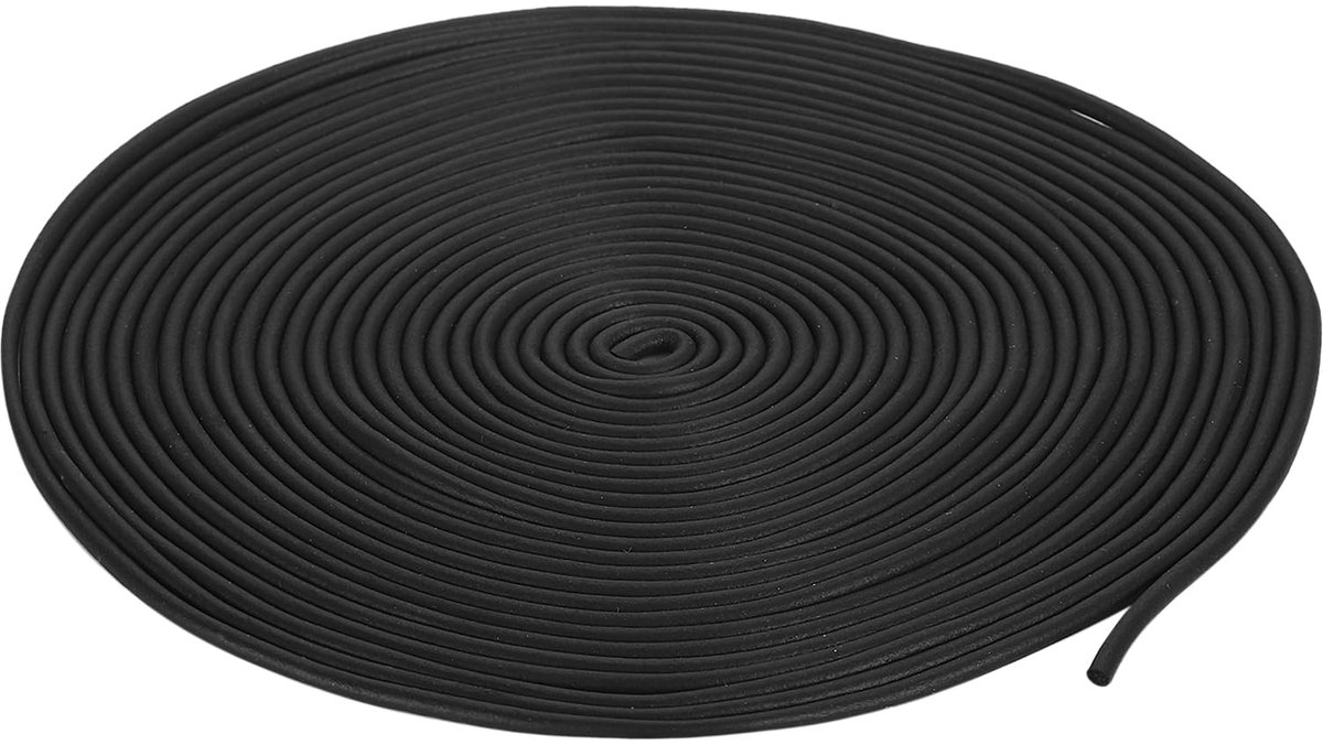QUARKZMAN Afdichtingskoord, rubberen afdichting, rond, afdichtingsrubber, 2,5 mm afdichting, 10 meter lang, rond - ShopVlot