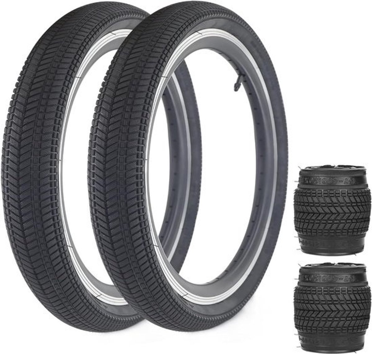 Fietsband 16/20 inch voor Kinderfietsen, BMX, MTB en Driewielers - 2.125 inch