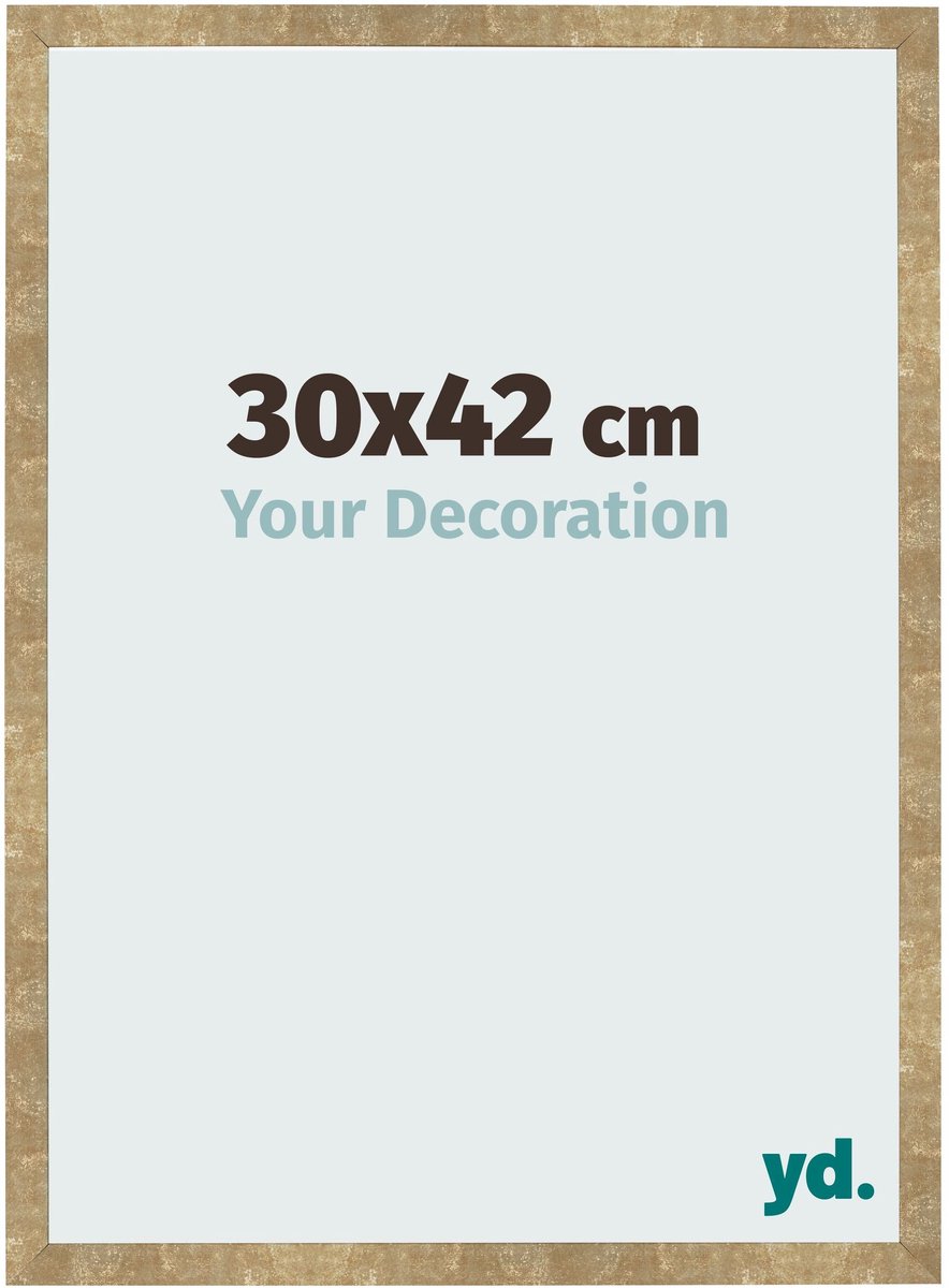 Your Decoration - Fotolijst 30x42 cm - MDF - Goud Antiek - Bologna
