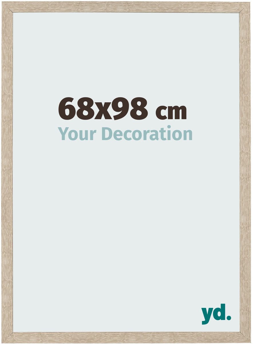 Your Decoration - Fotolijst 68x98 cm - MDF - Sonoma Eiken - Bologna