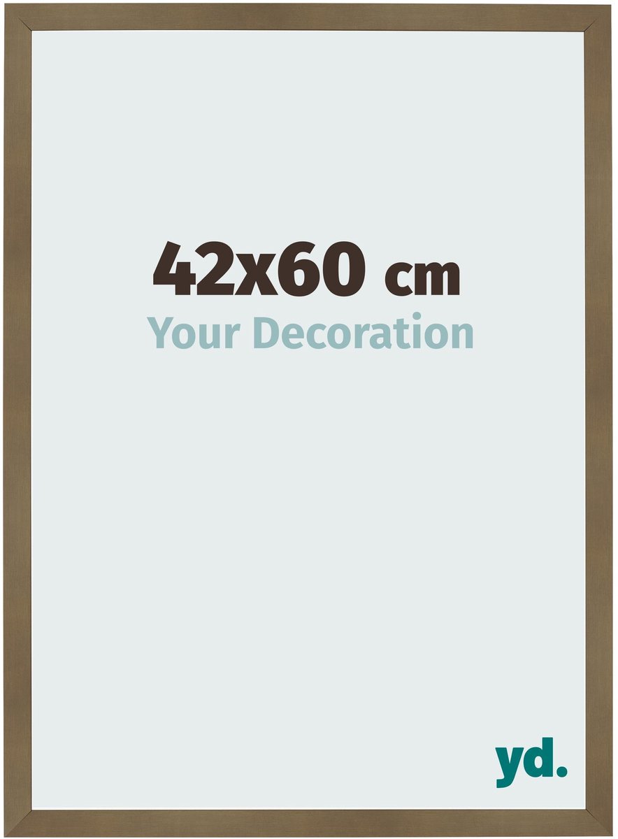 Your Decoration - Fotolijst 42x60 cm - MDF - Brons Decor - Bologna