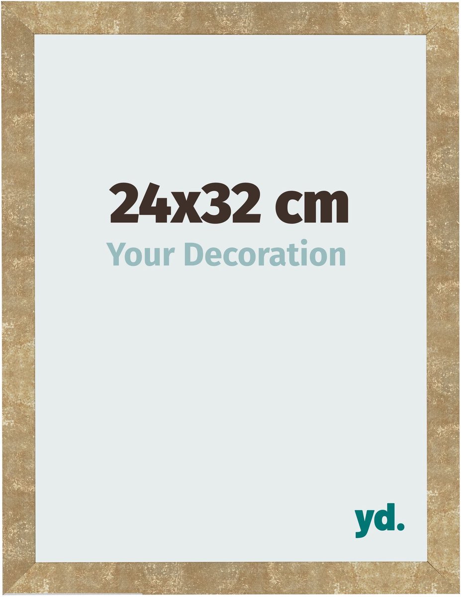 Your Decoration - Fotolijst 24x32 cm - MDF - Goud Antiek - Bologna