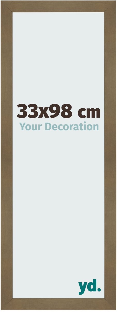 Your Decoration - Fotolijst 33x98 cm - MDF - Brons Decor - Bologna