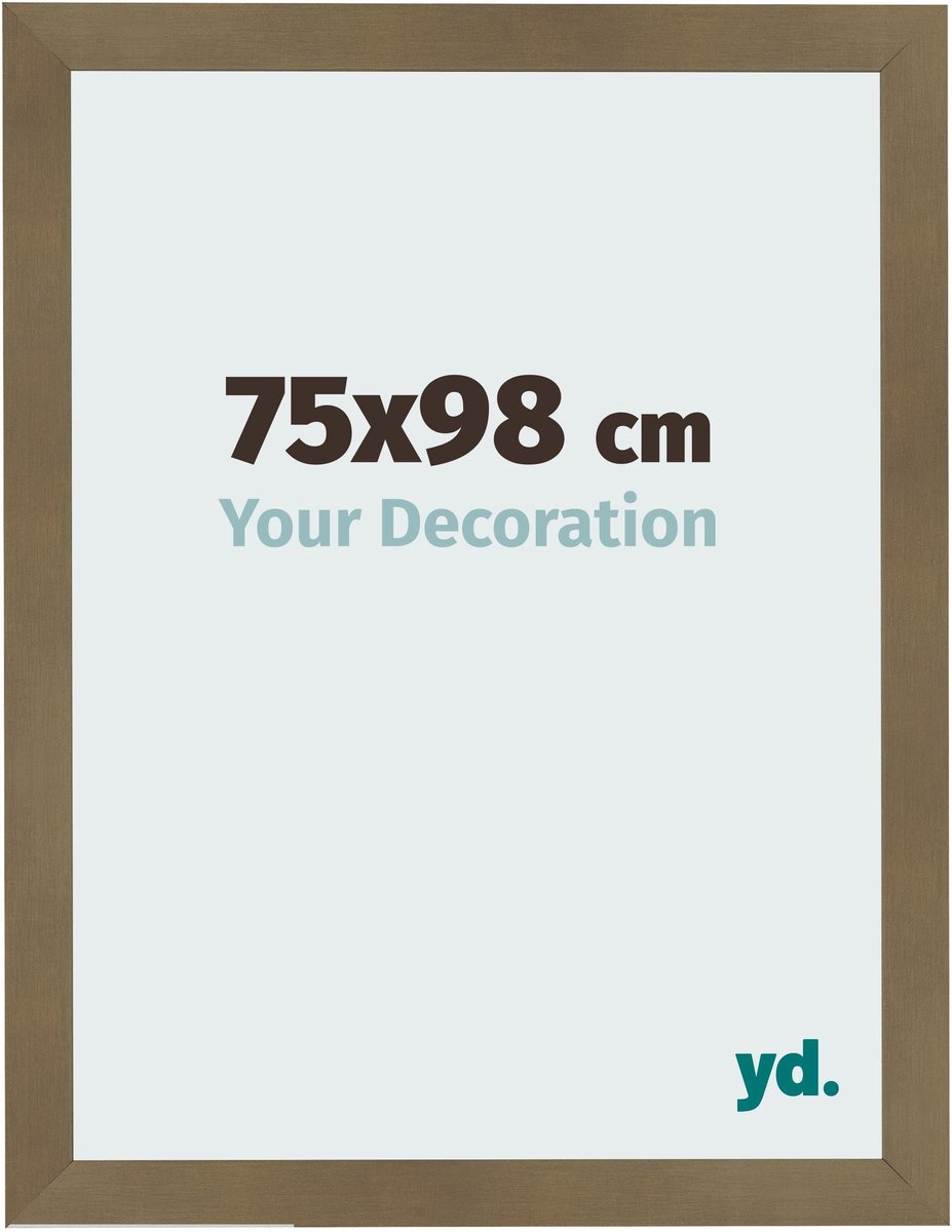 Your Decoration - Fotolijst 75x98 cm - MDF - Brons Decor - Bologna