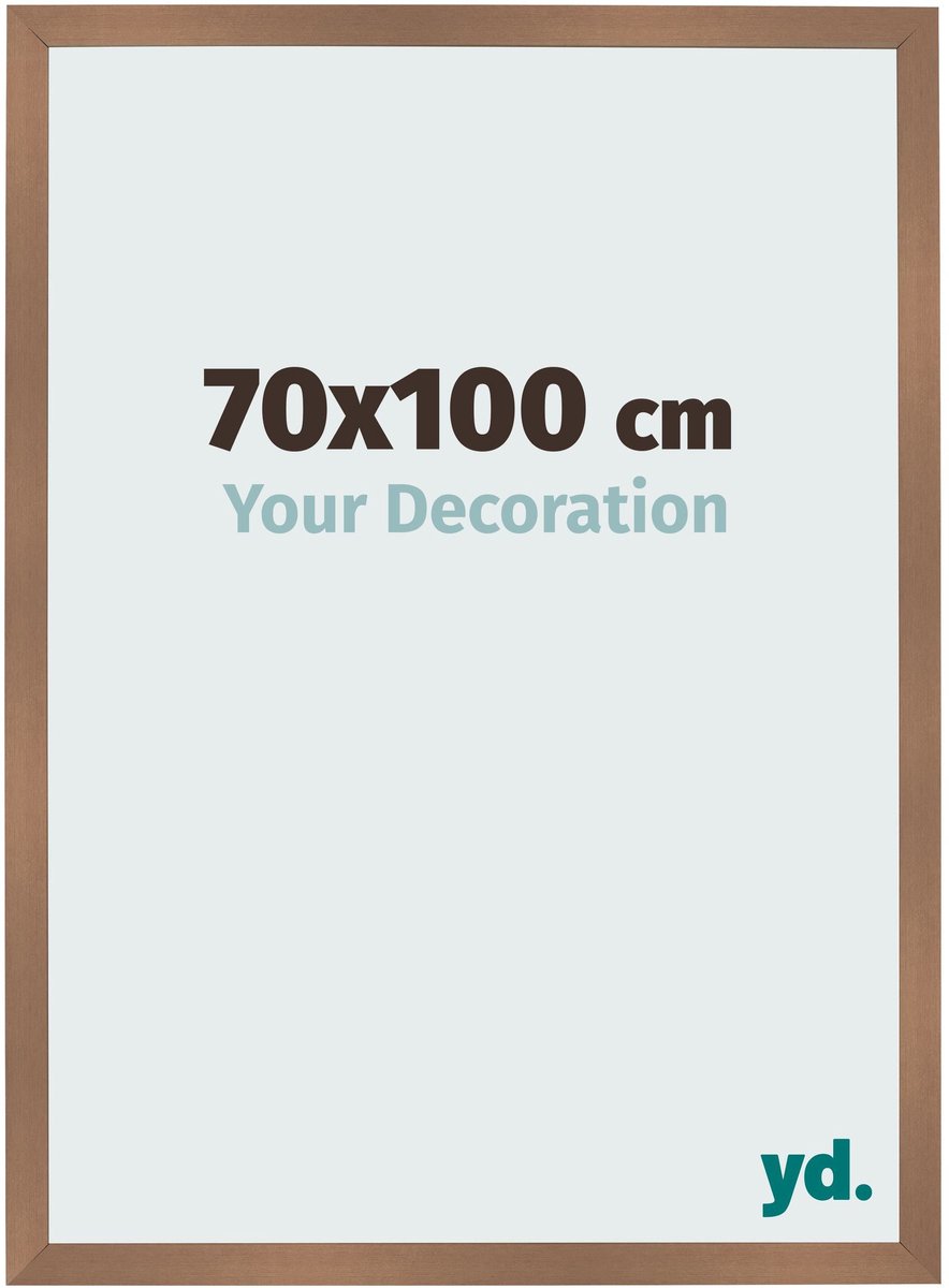 Your Decoration - Fotolijst 70x100 cm - MDF - Koper Decor - Bologna