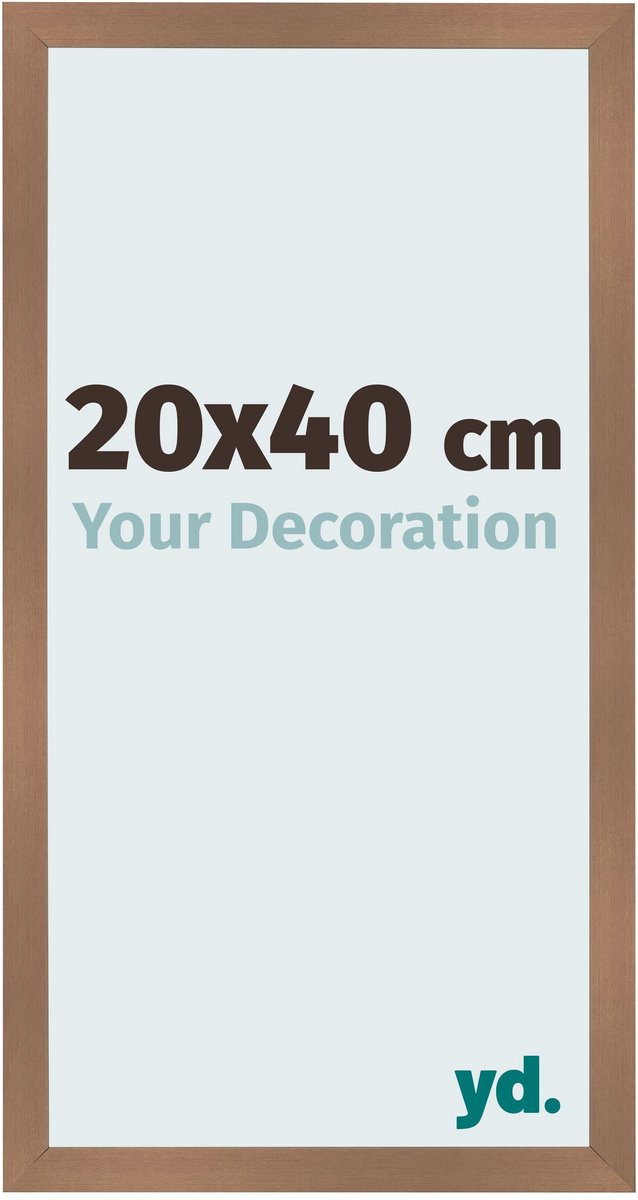 Your Decoration - Fotolijst 20x40 cm - MDF - Koper Decor - Bologna