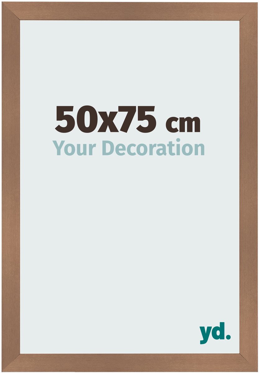 Your Decoration - Fotolijst 50x75 cm - MDF - Koper Decor - Bologna