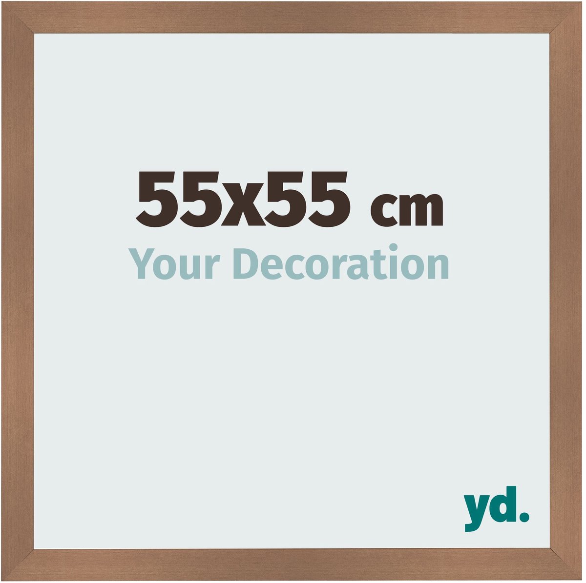 Your Decoration - Fotolijst 55x55 cm - MDF - Koper Decor - Bologna