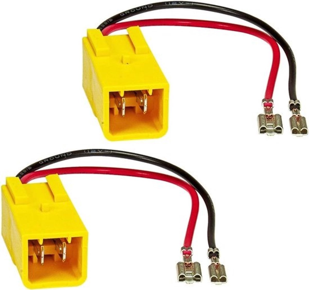 Speaker Adapter Set van 2 naar DIN voor Alfa Romeo, Citroen, Fiat, Lancia & Peugeot