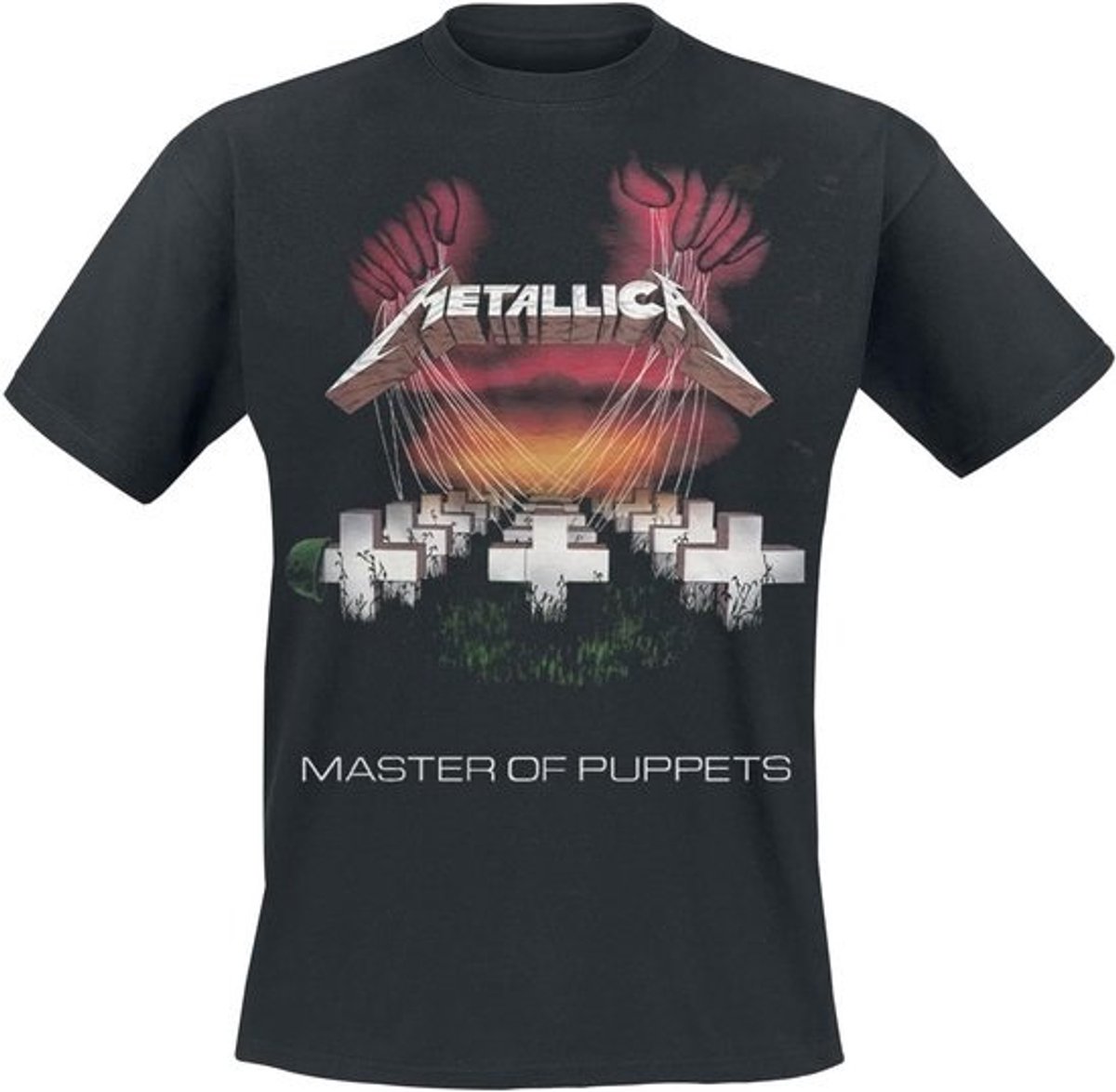 Master Of Puppets 1986 Europese Tour Heren T-Shirt